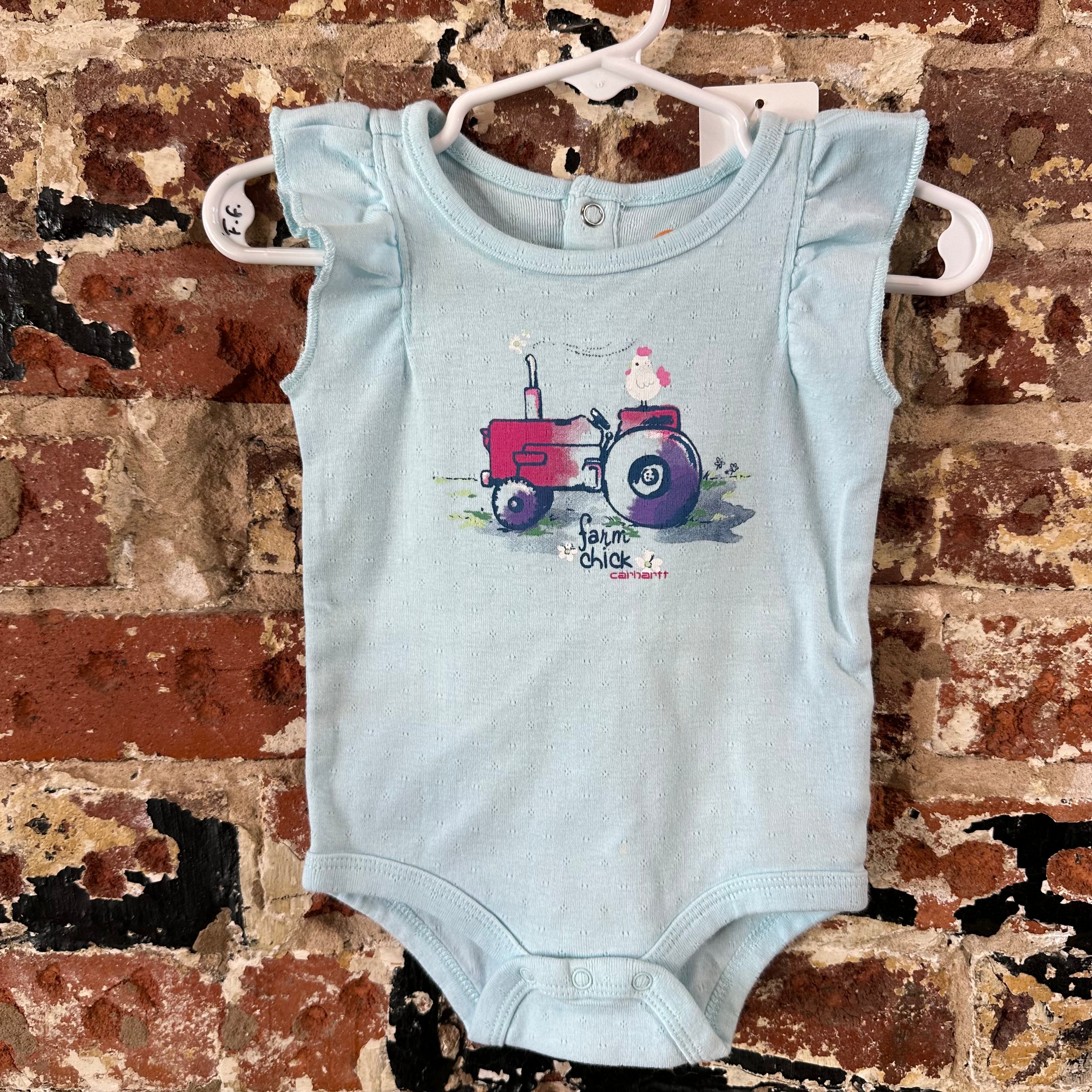Carhartt Girls 6M Blue onsie