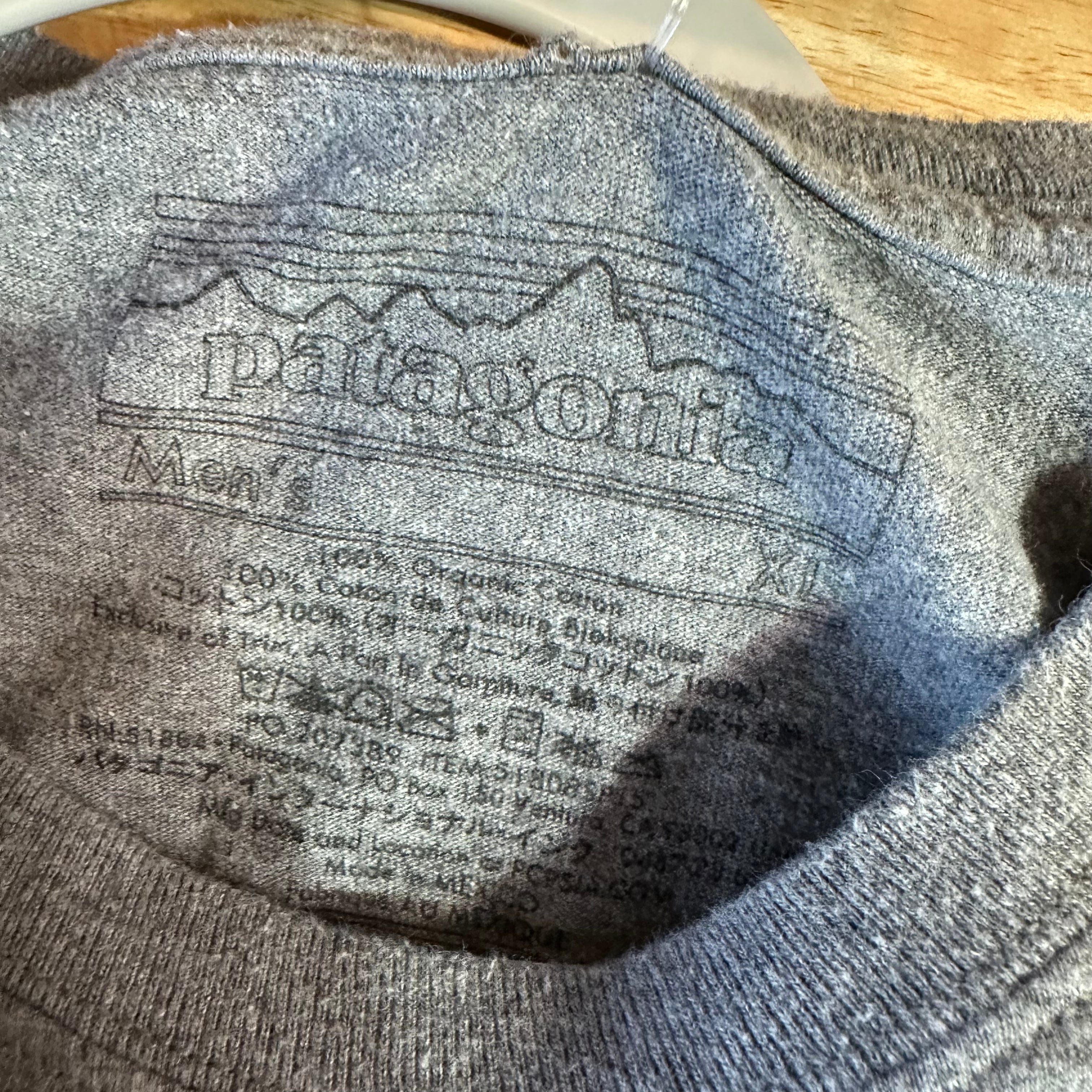 Patagonia Men's XL S/S Gray Shirt