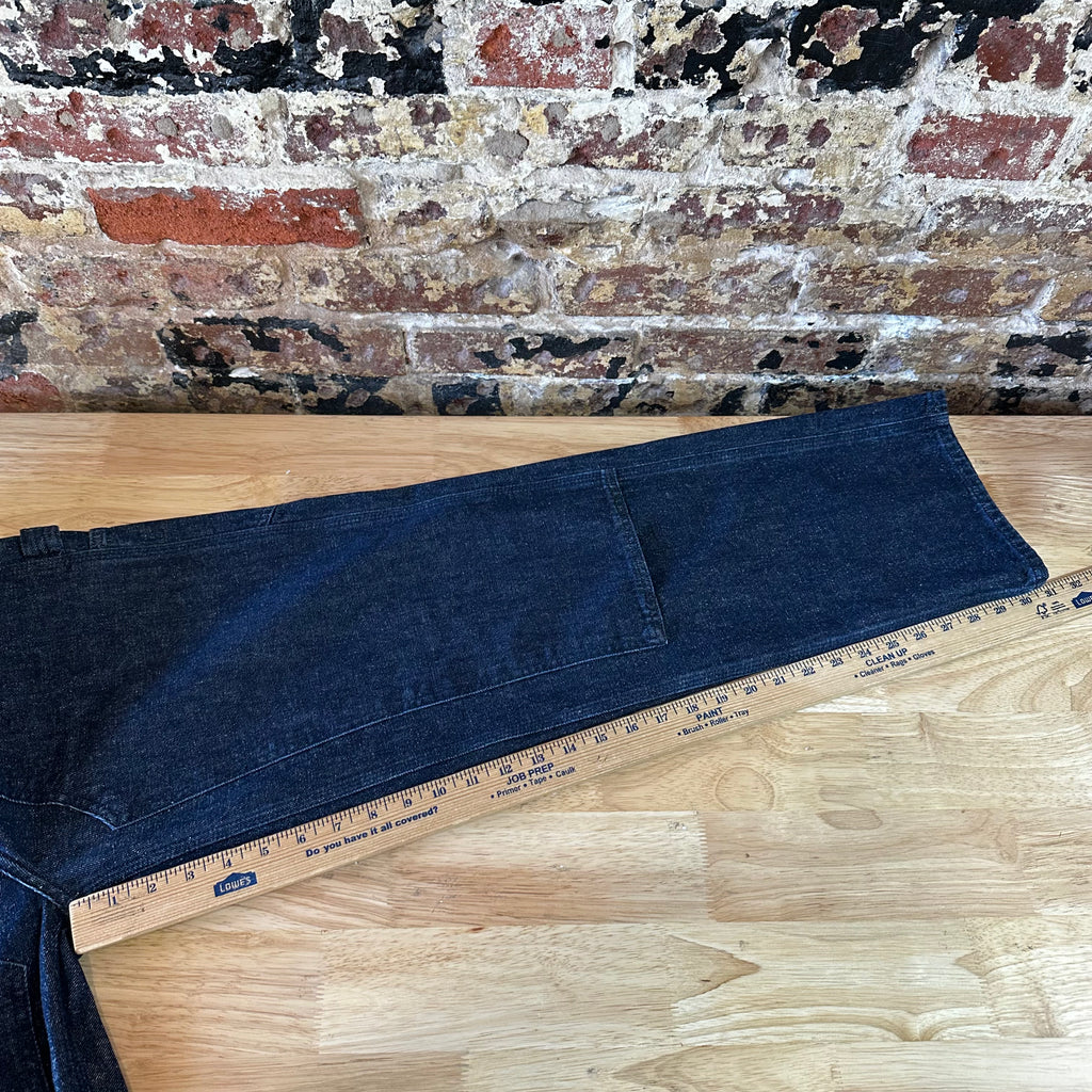 American Eagle Double Knee Jeans Mens 32x34 Dark Blue Denim