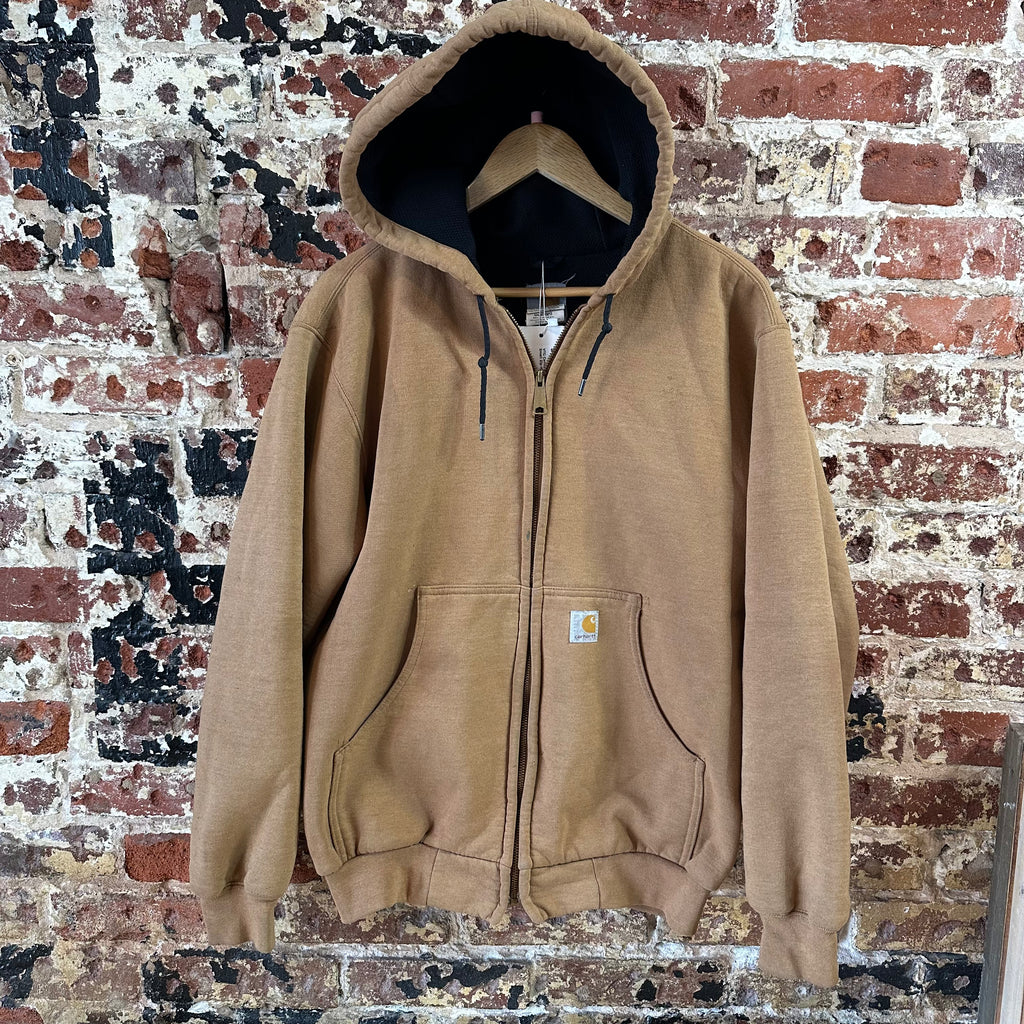 Carhartt J149 Brown Men's Small Zip Hoodie