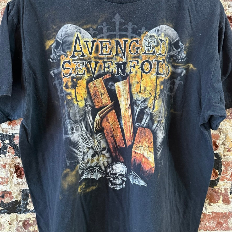 Avenged Sevenfold Men's XL S/S Black T-Shirt