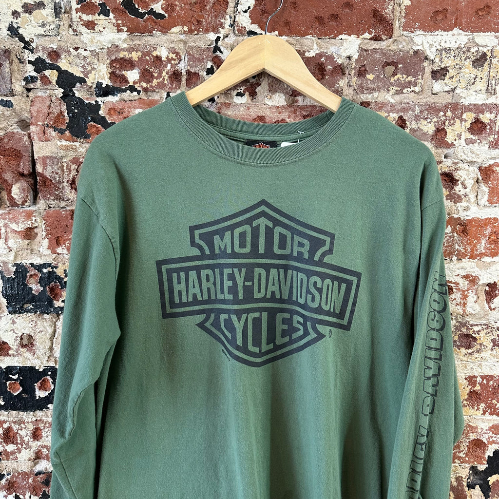 Harley Davidson T Shirt Mens Large Long Sleeve