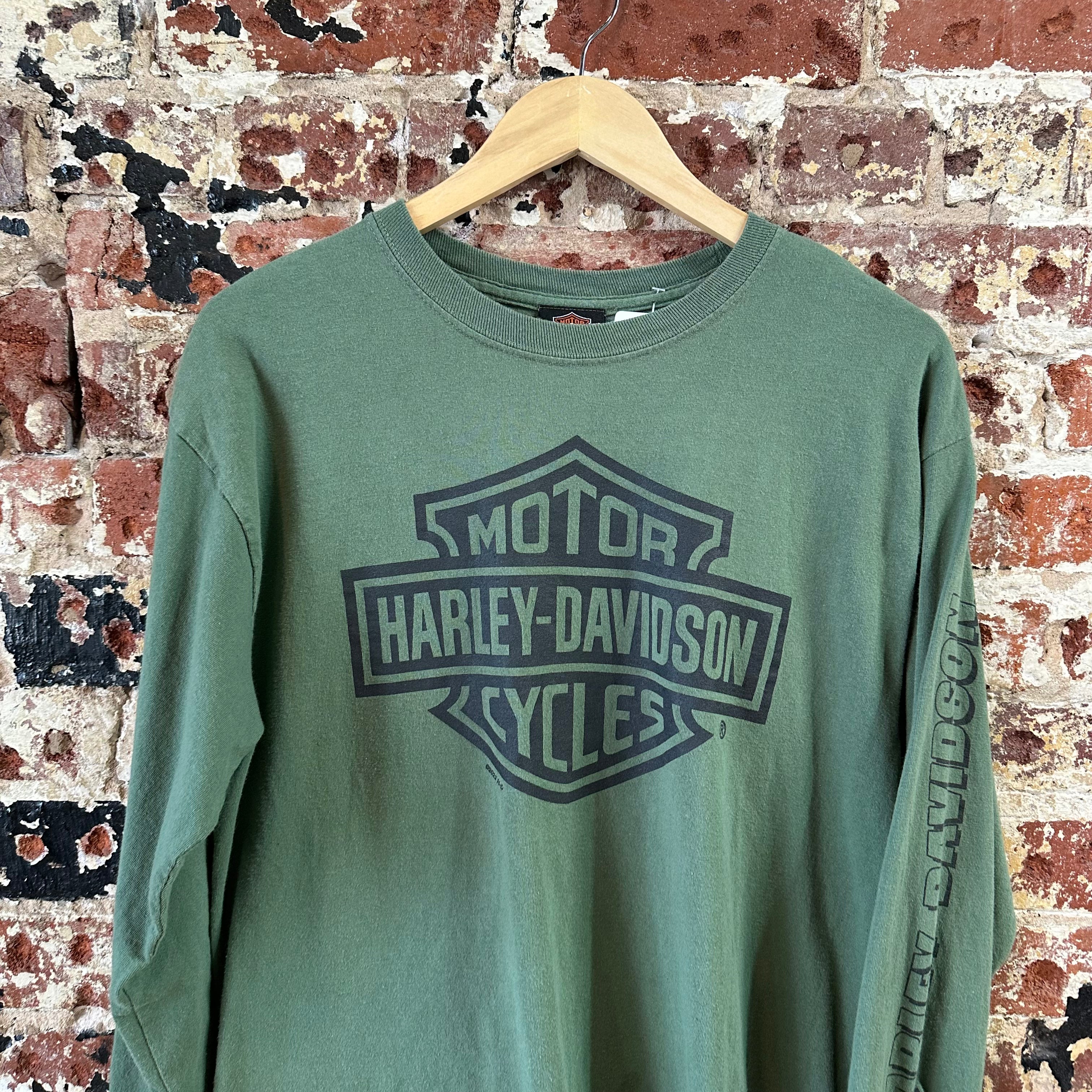 Harley Davidson T Shirt Mens Large Long Sleeve