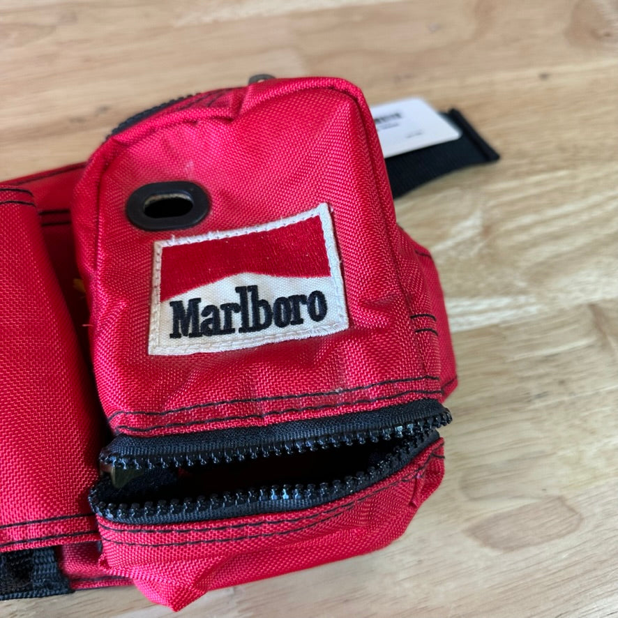 Vintage Marlboro Adventure Team Fanny Pack Waist pack Red