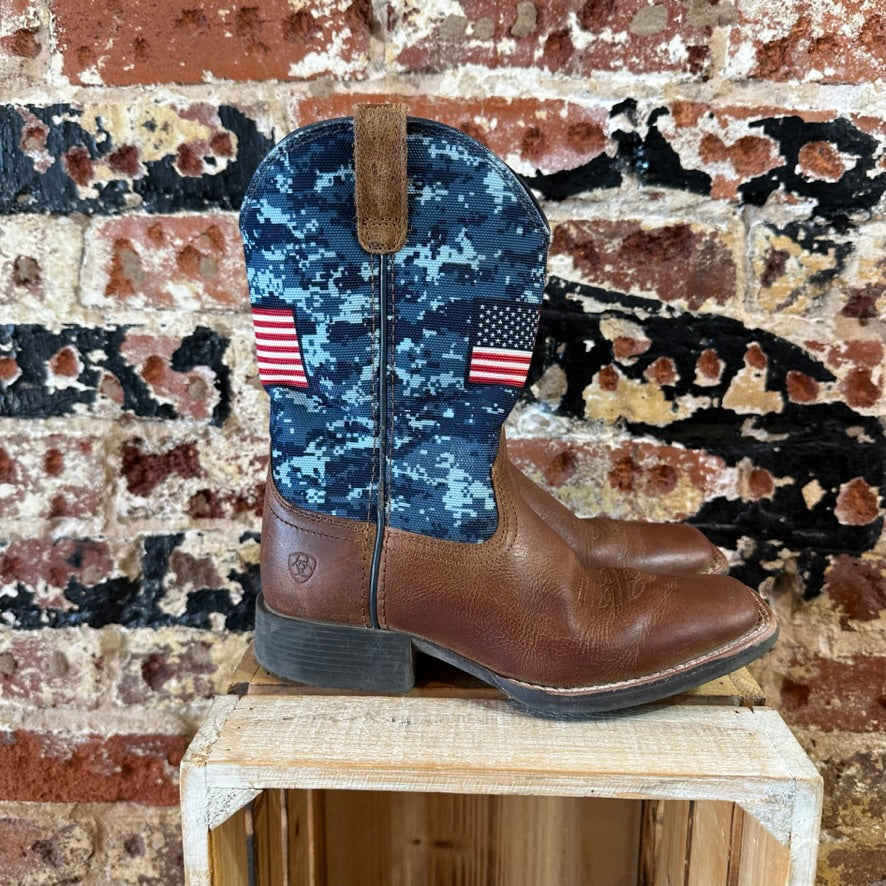 Ariat Youth Boys 1 Brown Western Boots