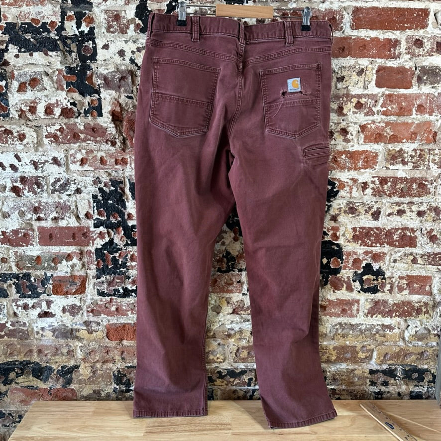Carhartt Mens 38x34 Red Pants