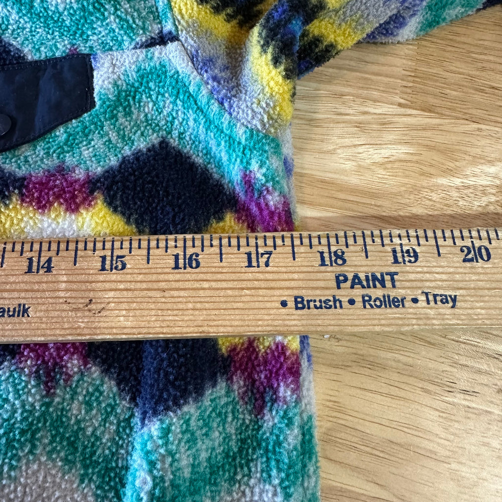 Patagonia Synchilla Womens Snap-T Aztec Fleece Jacket Pullover Size XXS
