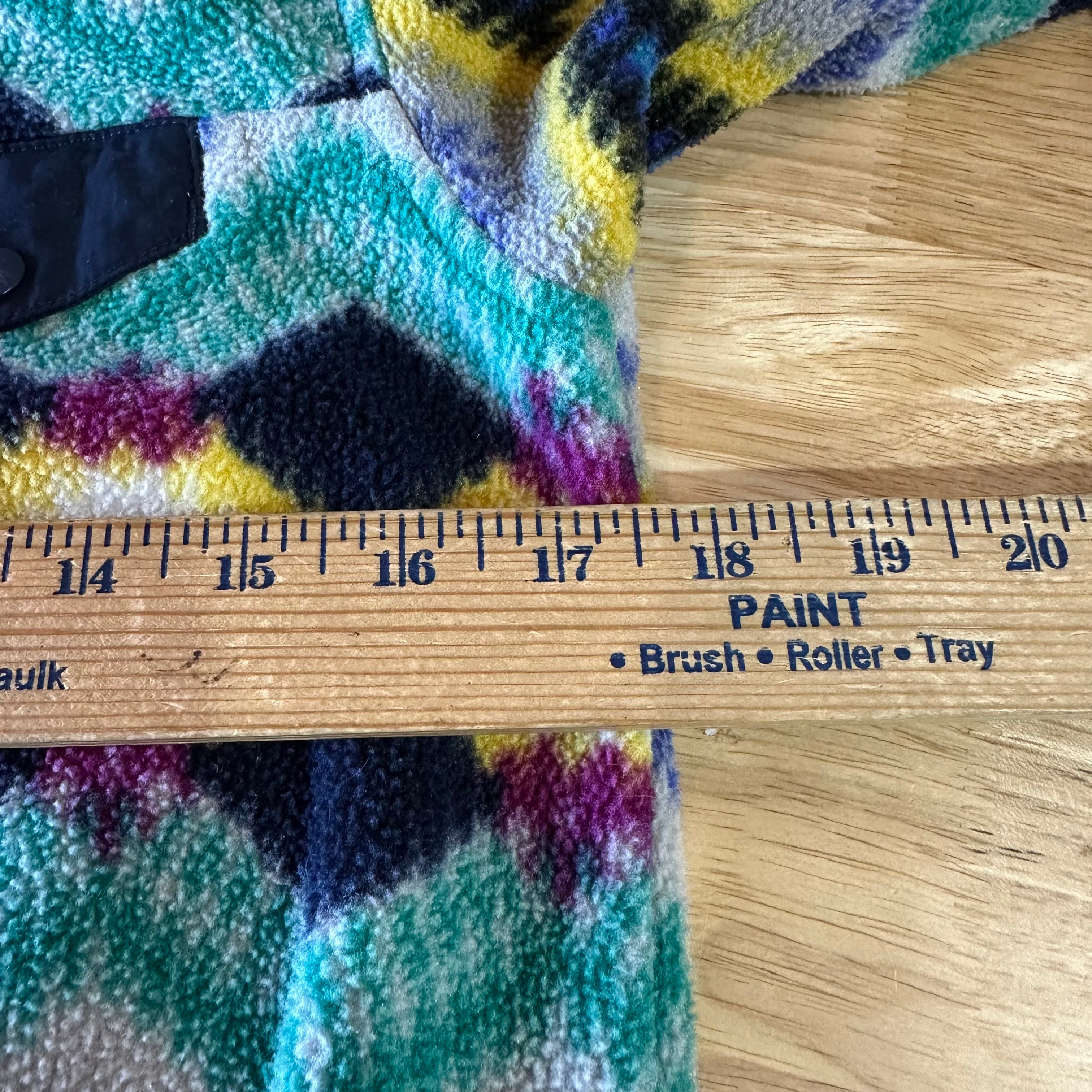 Patagonia Synchilla Womens Snap-T Aztec Fleece Jacket Pullover Size XXS