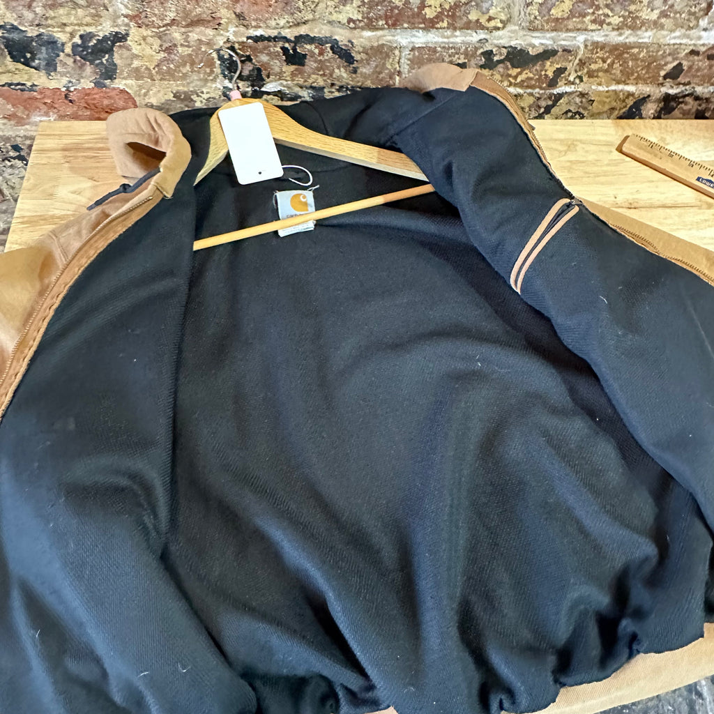 Carhartt J149 Brown Men's Small Zip Hoodie
