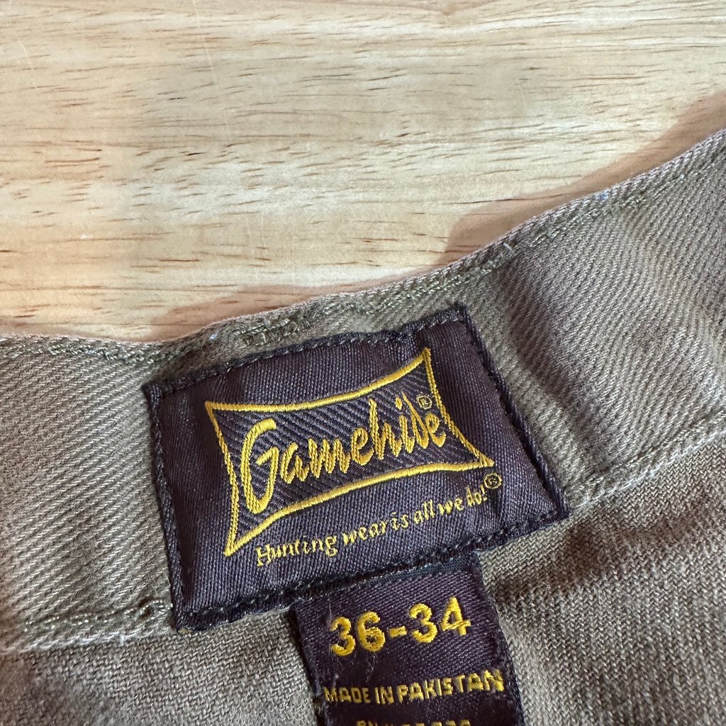 GameHide Mens 36x34 brown Pants