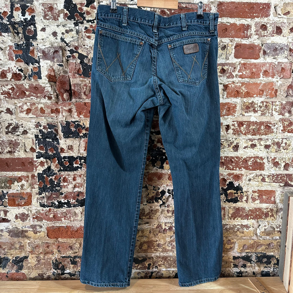 Wrangler Retro Mens 34x30 Blue Jeans