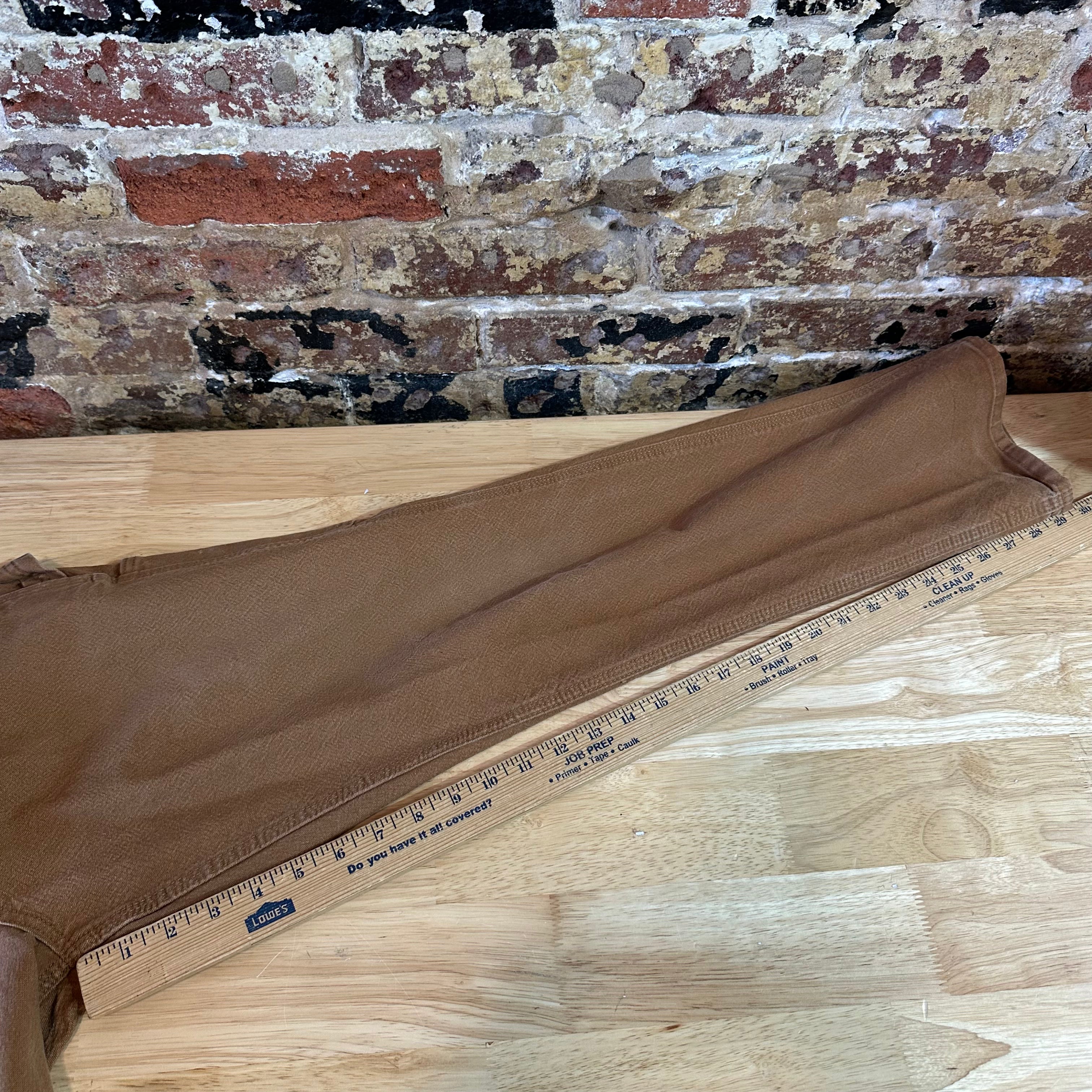 Carhartt Mens 30x32 Brown Pants
