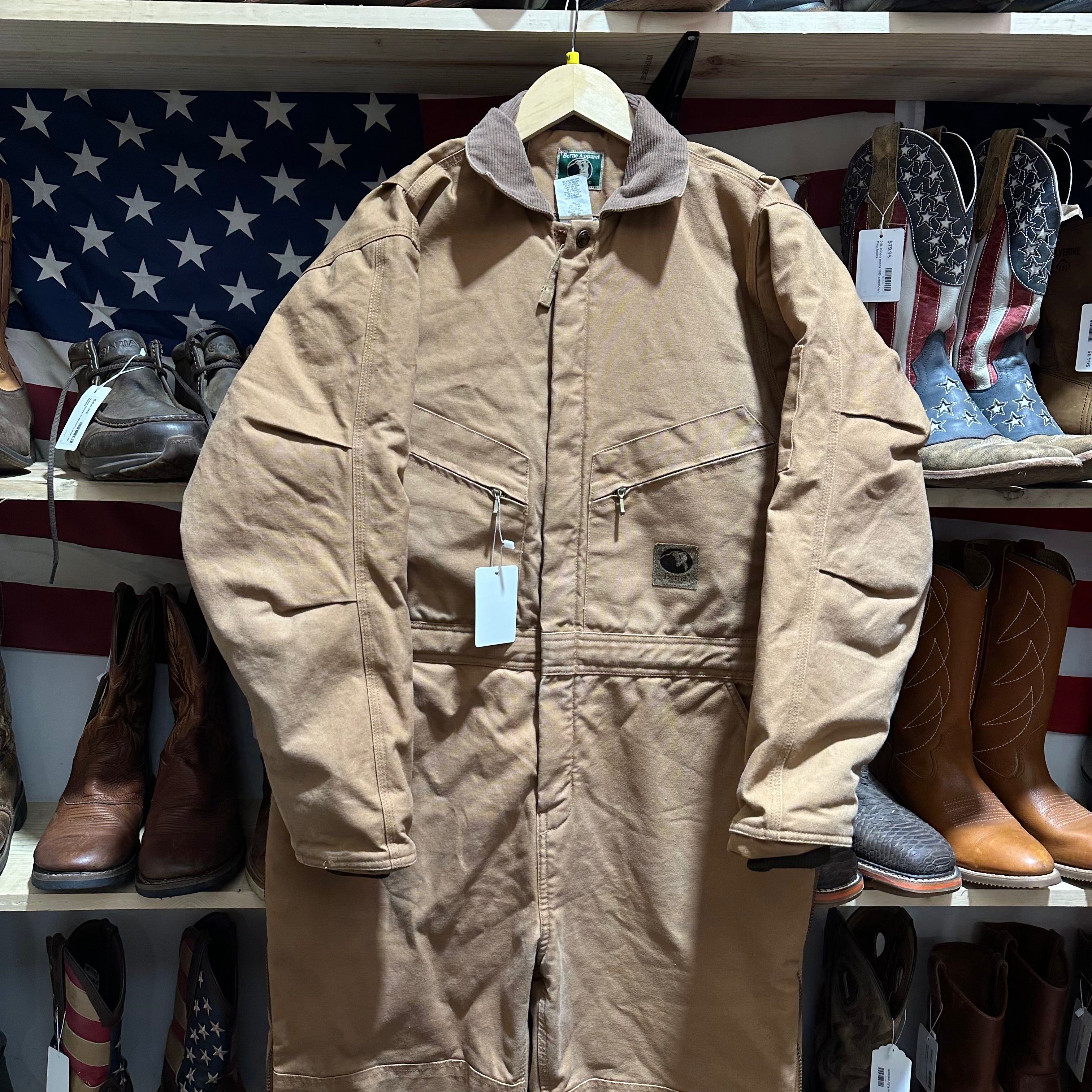 Berne Mens Medium Short Coveralls