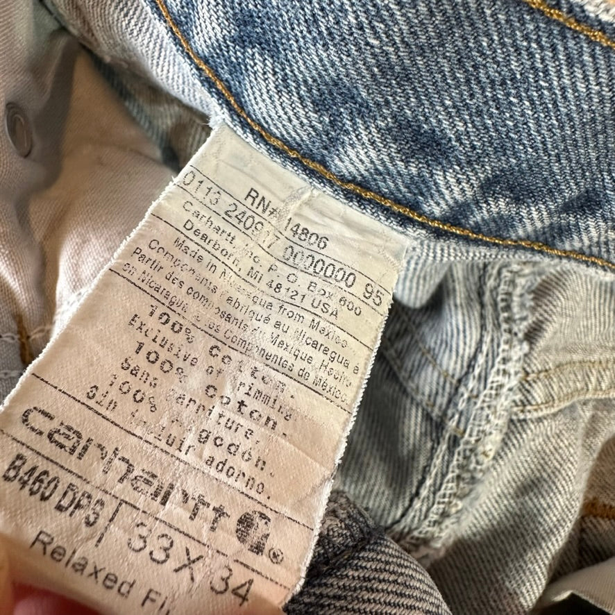 Carhartt Jean Cut Off Shorts Mens 33