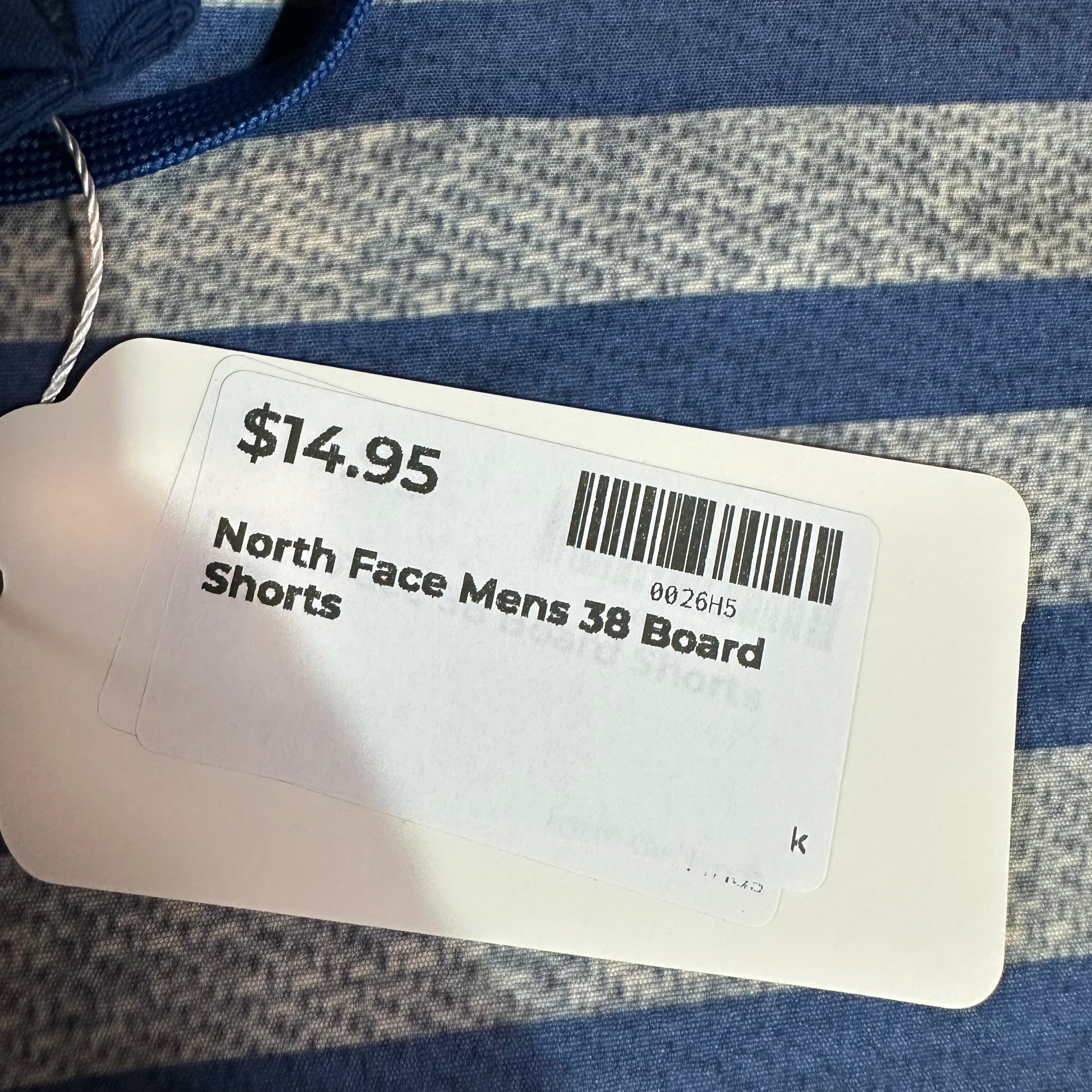 North Face Blue Board Shorts Mens 38