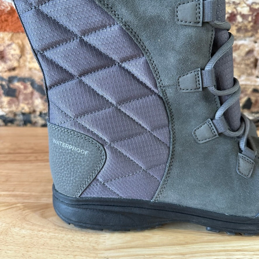 Columbia Boots Womens Size 8.5 Gray Snow Ice Maiden II Waterproof