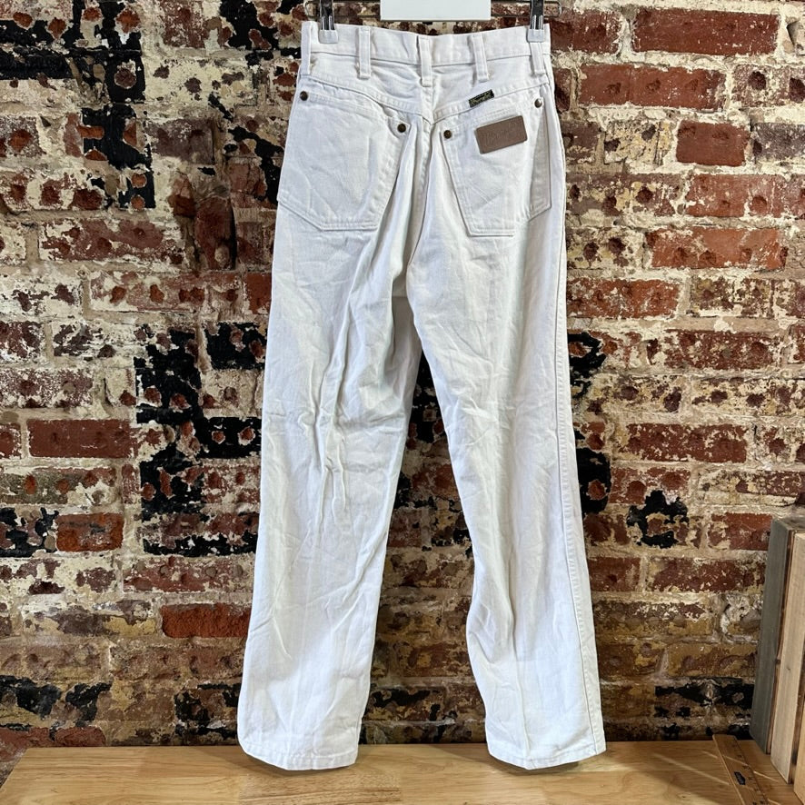 Wrangler Womens 8 White Jeans