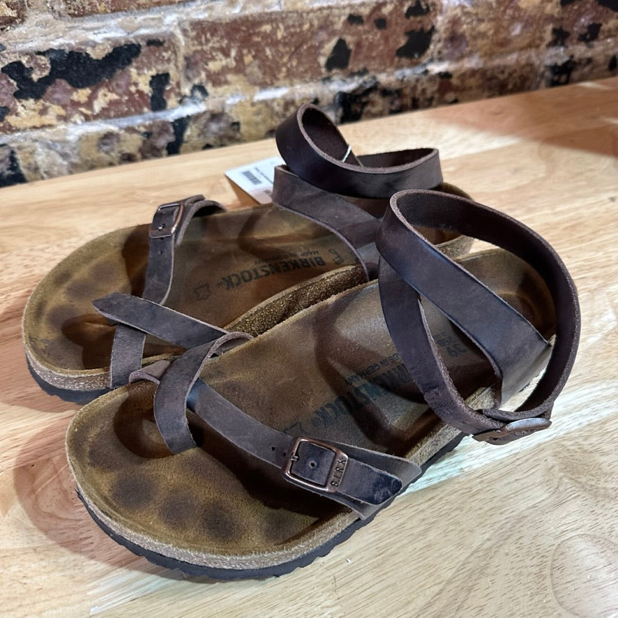Birkenstock Womens 8.5 Brown Sandals