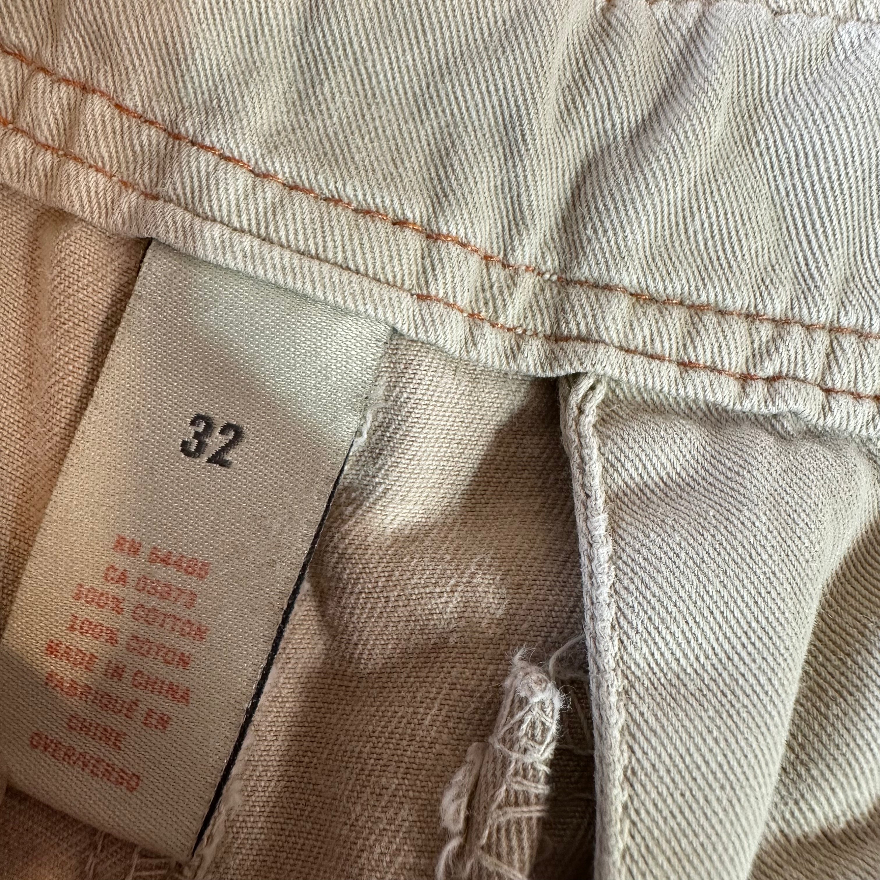 American Eagle Outfitters Classic Length Cargo Shorts Mens 32 Tan 10.5" inseam