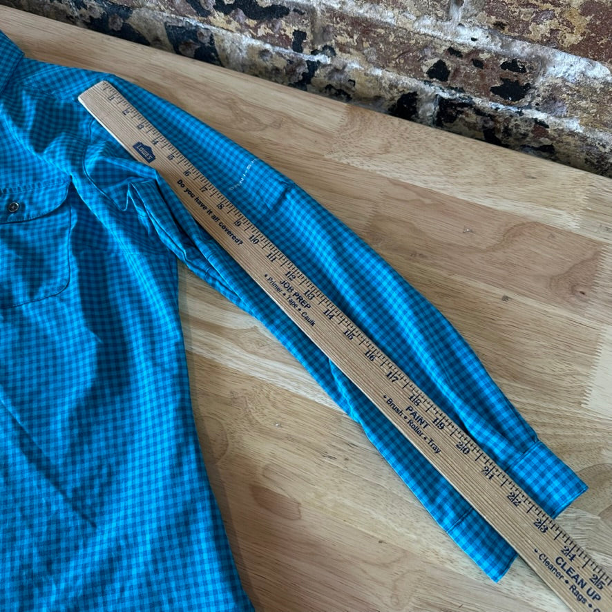 Columbia Womens Medium Long Sleeve Casual Shirt Button Up Blue