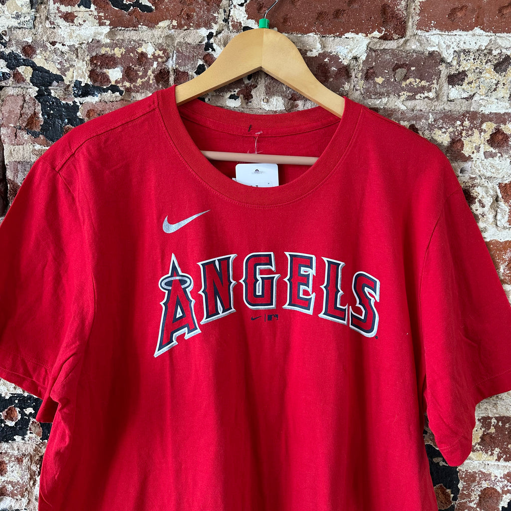 Nike Shohei Ohtani Los Angeles Angels T-Shirt Home Shirt Red Men’s Size XL NWT