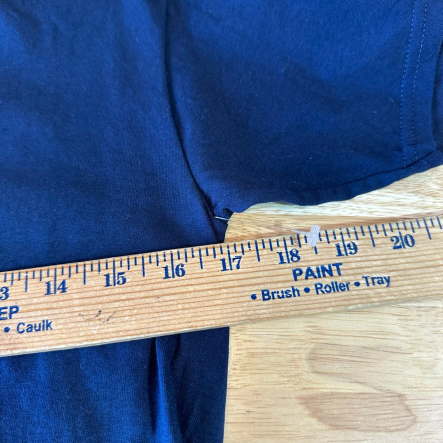 Columbia Fleece Boys XL Short Sleeve T-shirt Navy Blue Always Outside