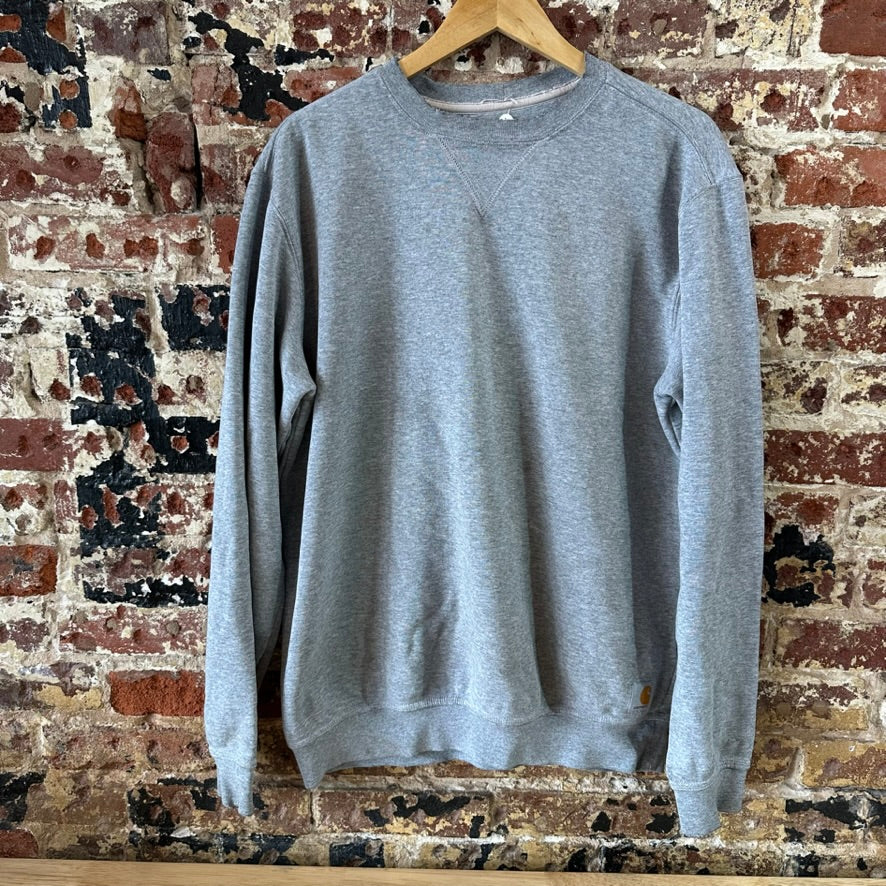 Carhartt Sweatshirt Mens Gray Crewneck Size Medium Original Fit