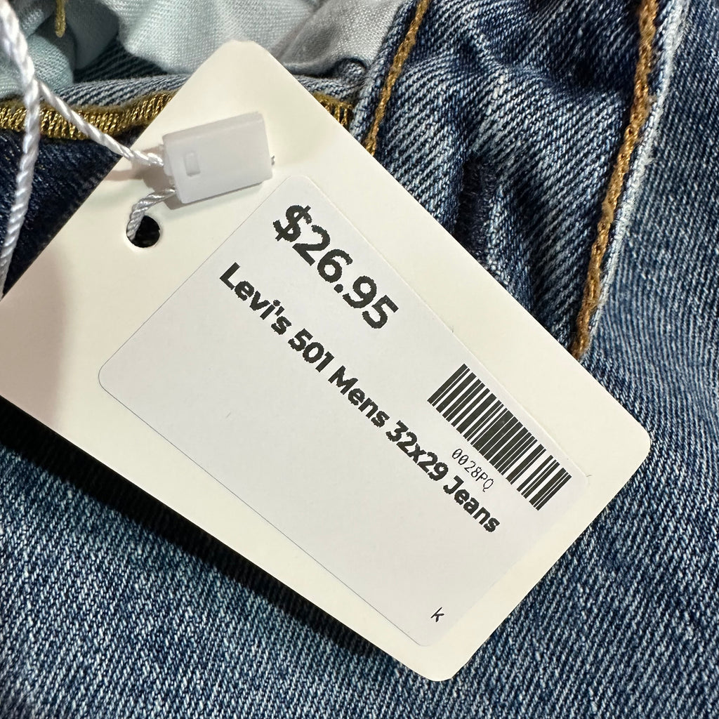 Levis 501 Jeans Mens 32x29
