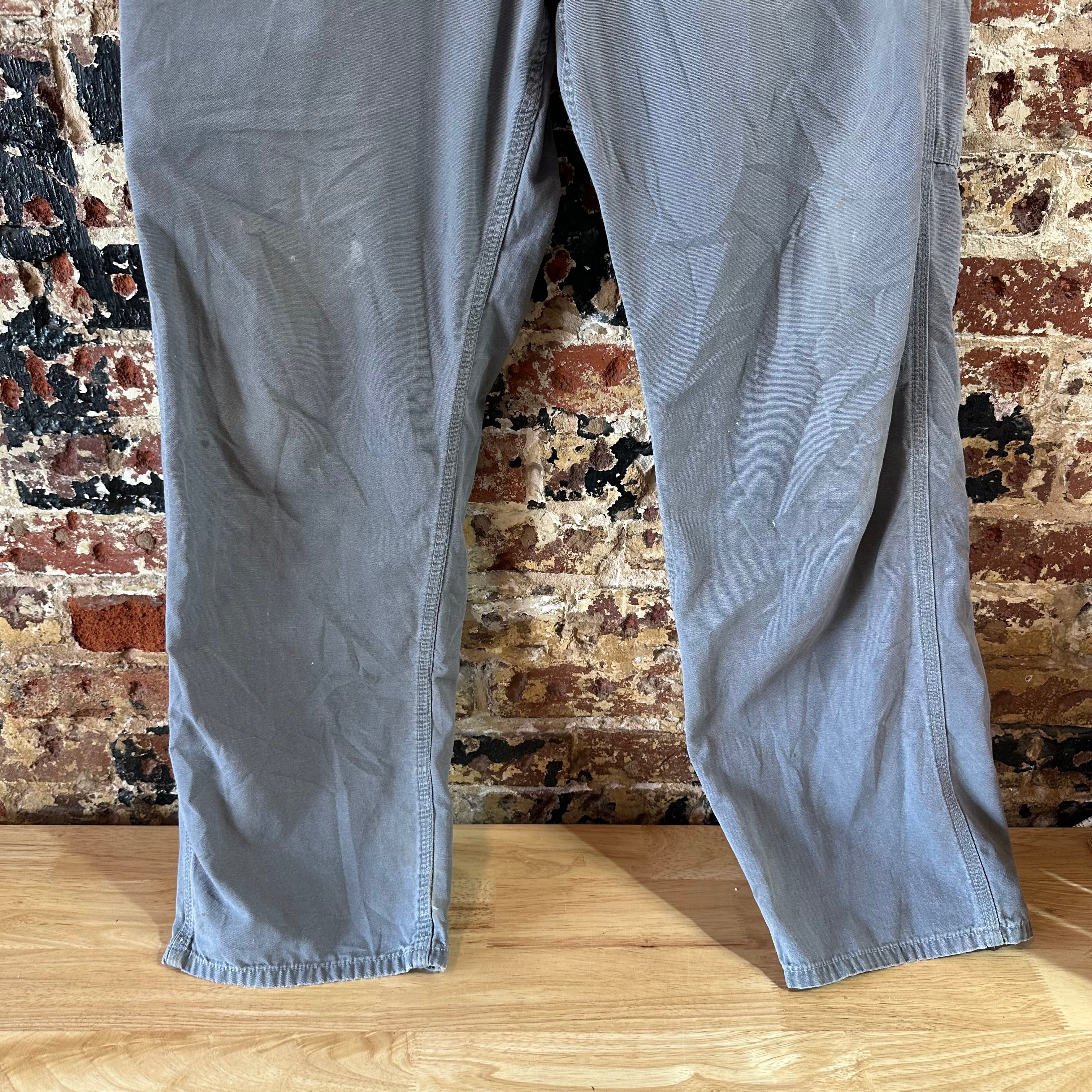 Carhartt Mens 34x34 Gray Pants