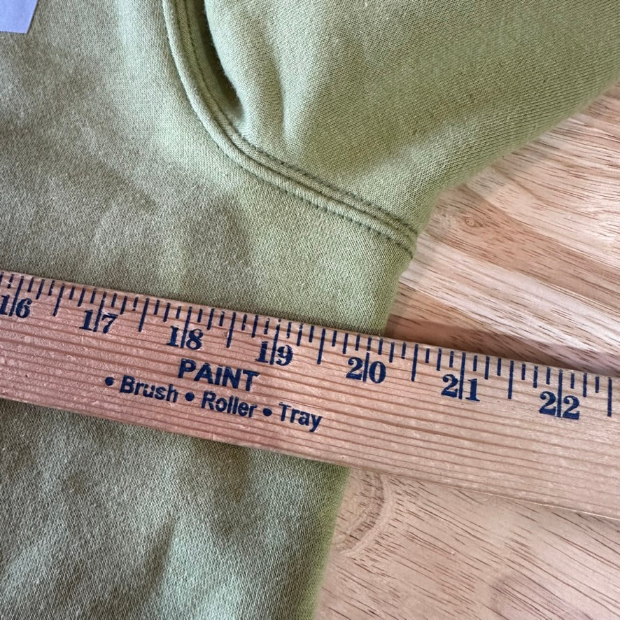 Carhartt Womens Small Green Hoodie Casual Sleeve Spellout midweight