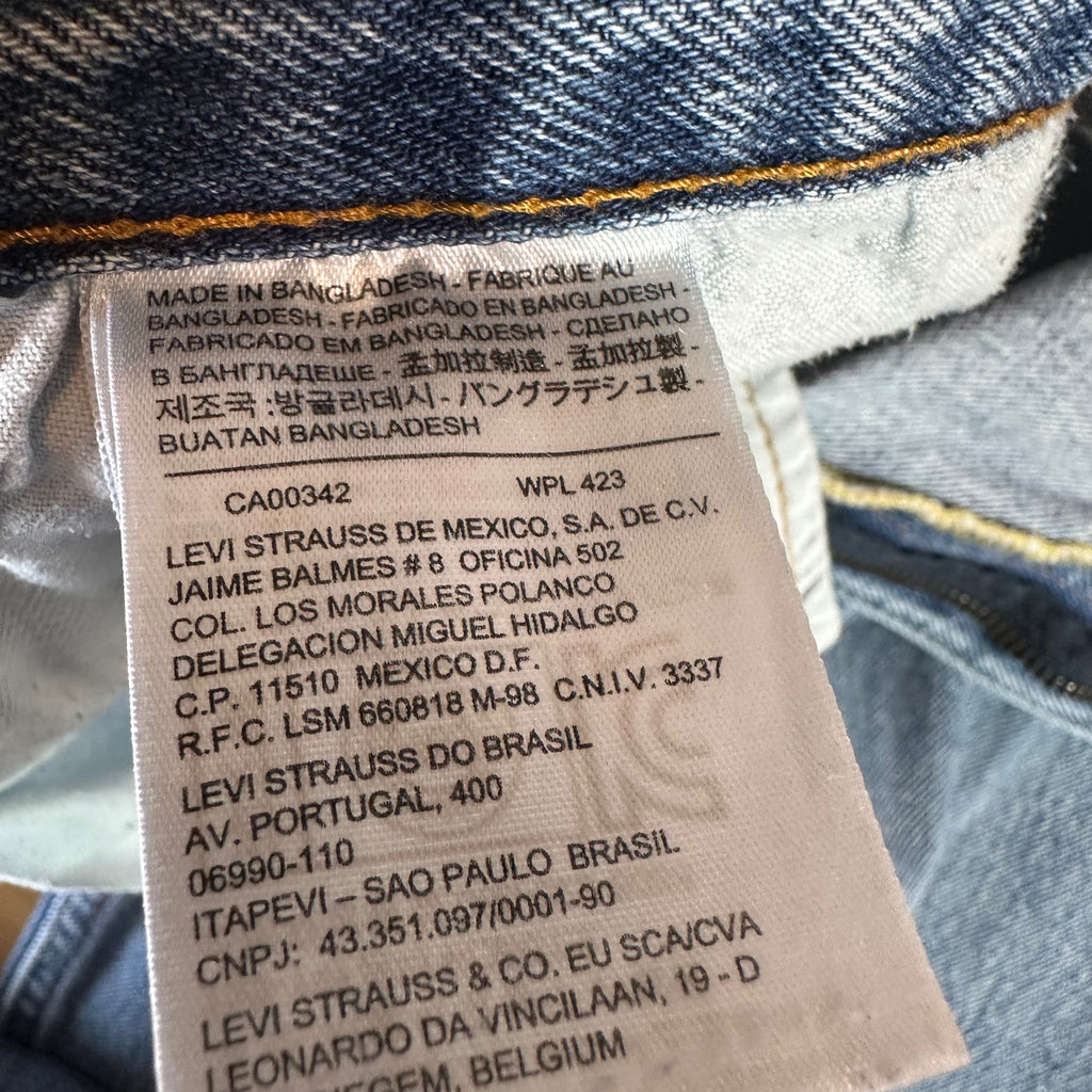 Levi's 505 Mens 36x30 Blue Jeans