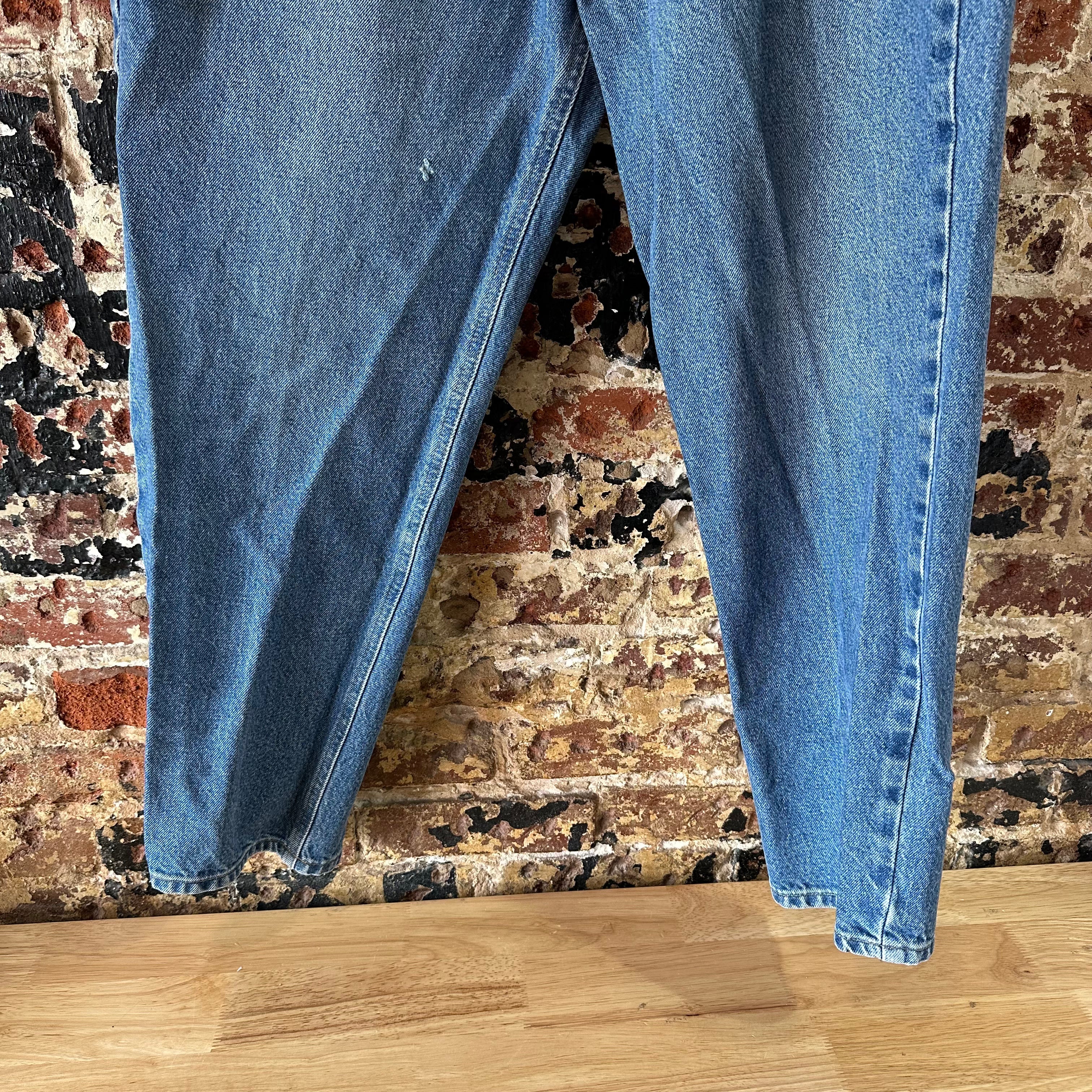 Carhartt Mens 38x28 Blue Jeans