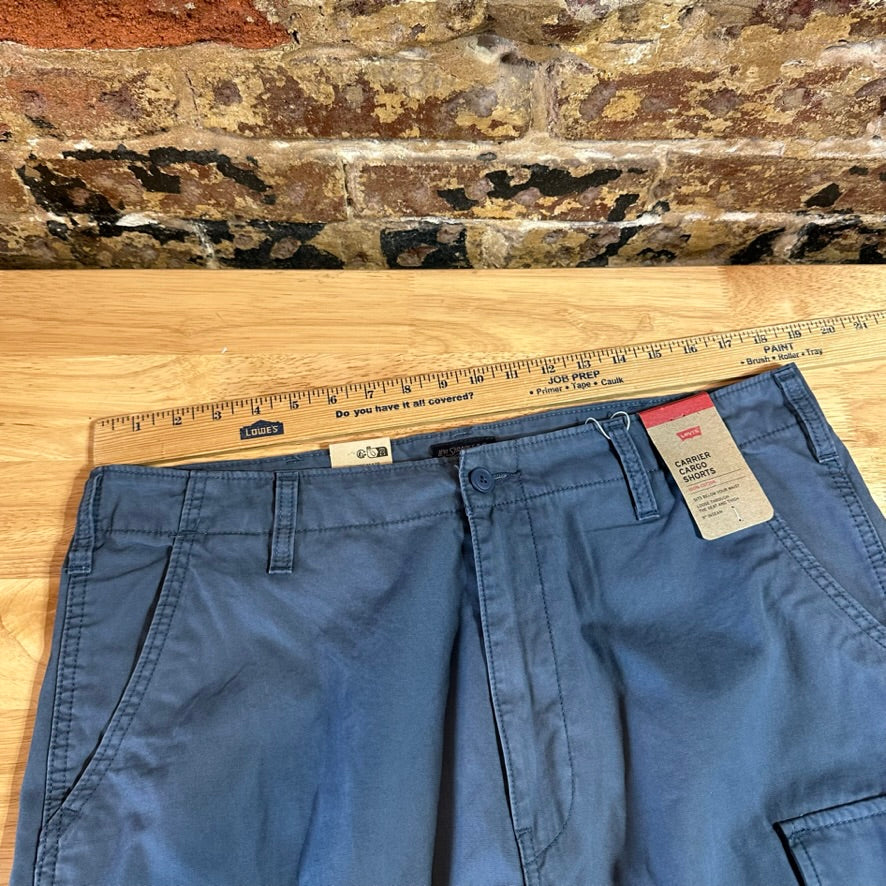 Levi's Shorts Mens 36 Cargo Blue Hiking Camping Levis NEW