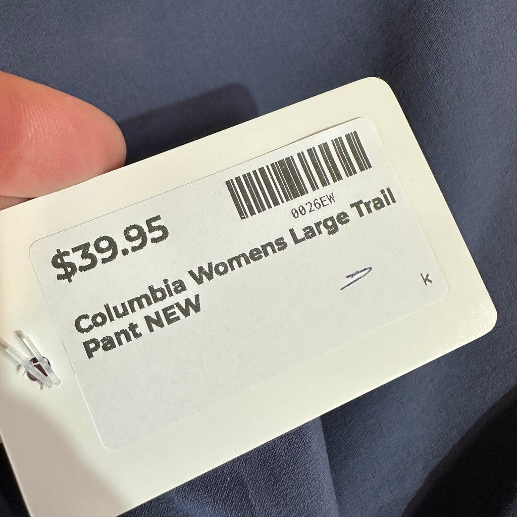 Columbia Trot Trail Pants Womens Large Blue pants NEW