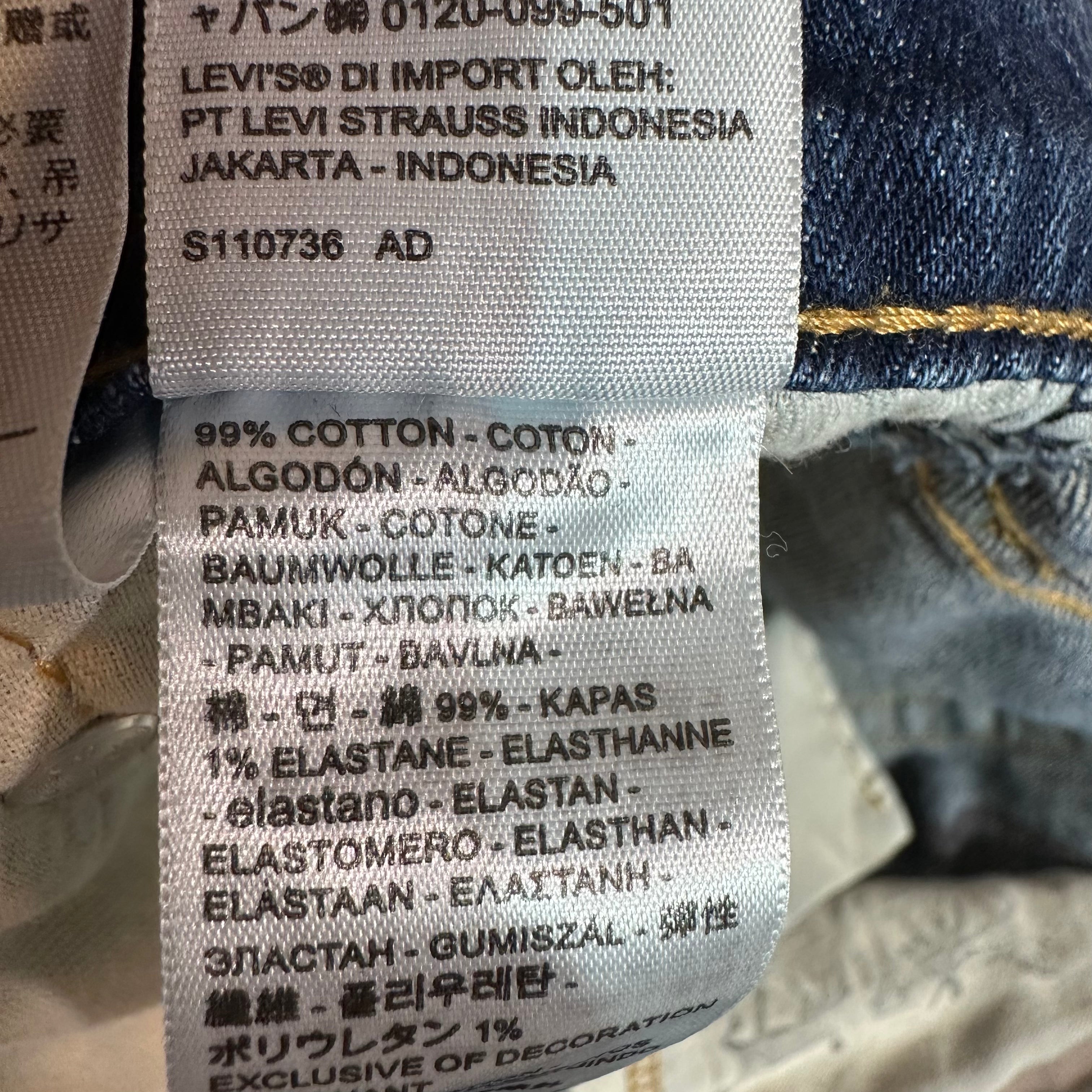 Levis 527 Mens 30x32 Blue Jeans