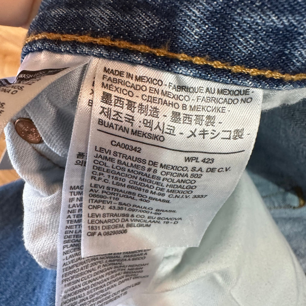 Levi's 501 Mens 38x30 Blue Jeans