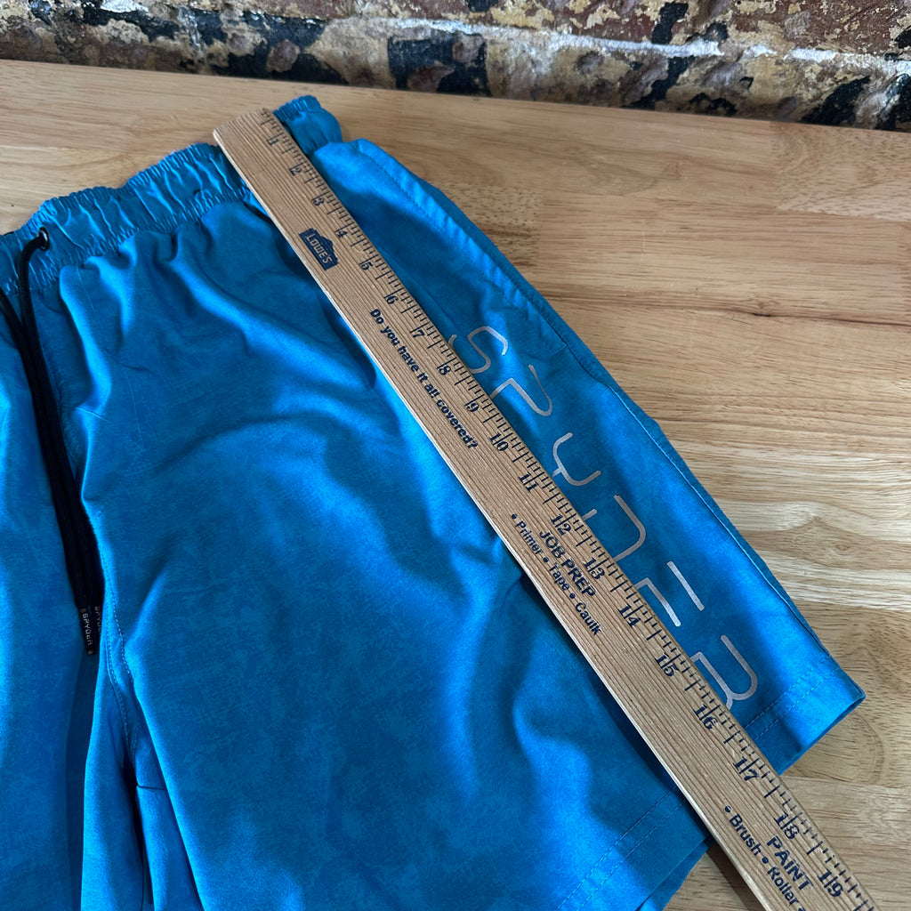 Spyder Blue Shorts Mens Large