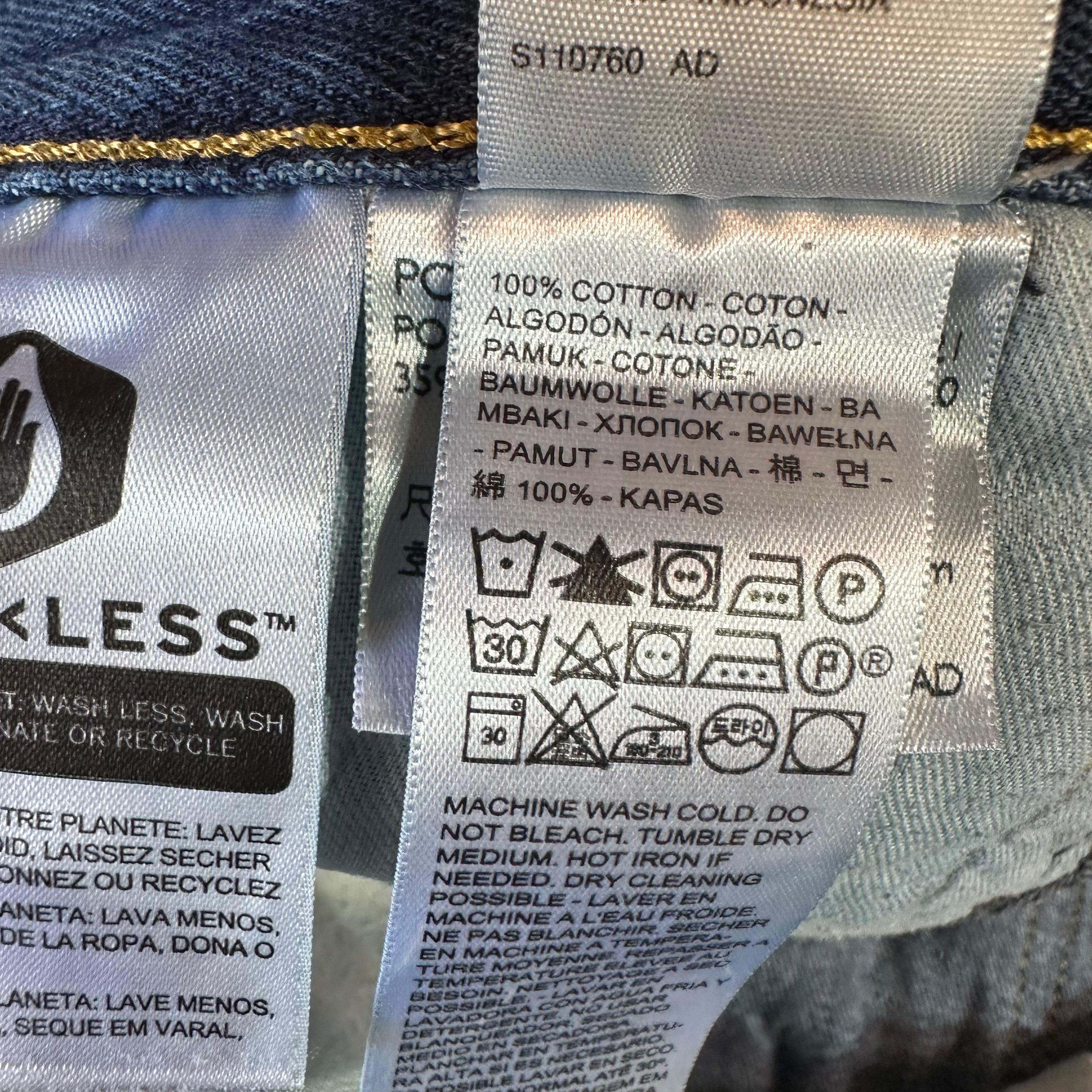 Levi's 501 Mens 38x32 Blue Jeans