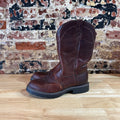 Twister Brown Leather Western Cowboy Boots Mens 9D