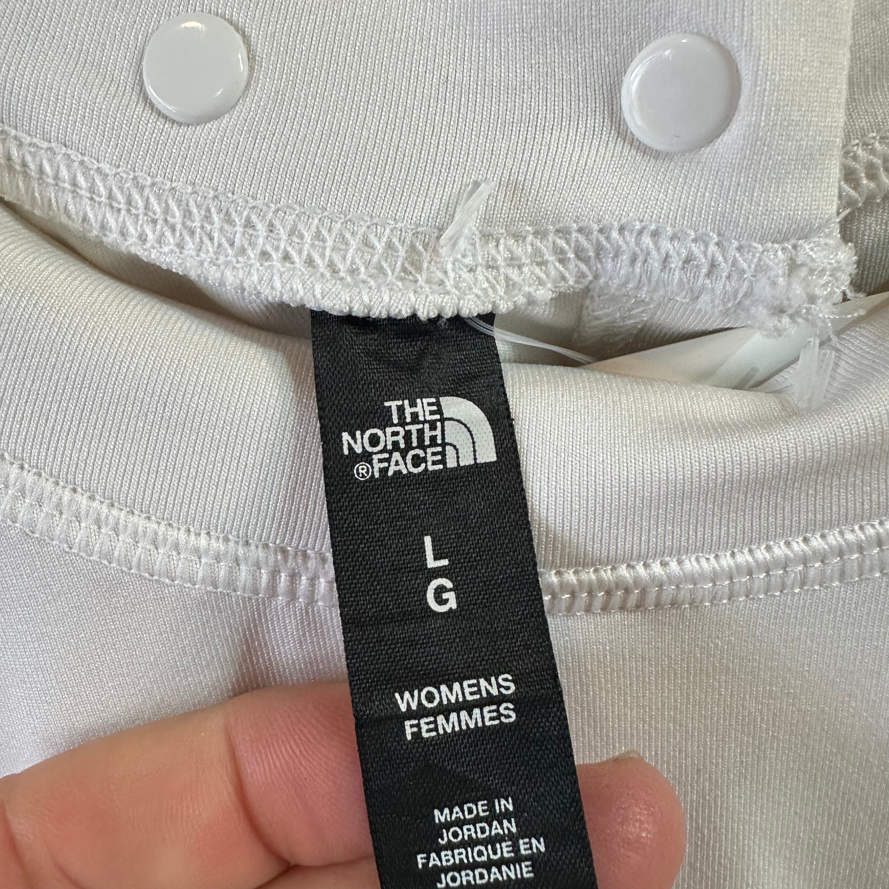The North Face Womens Large White Sun Shirt