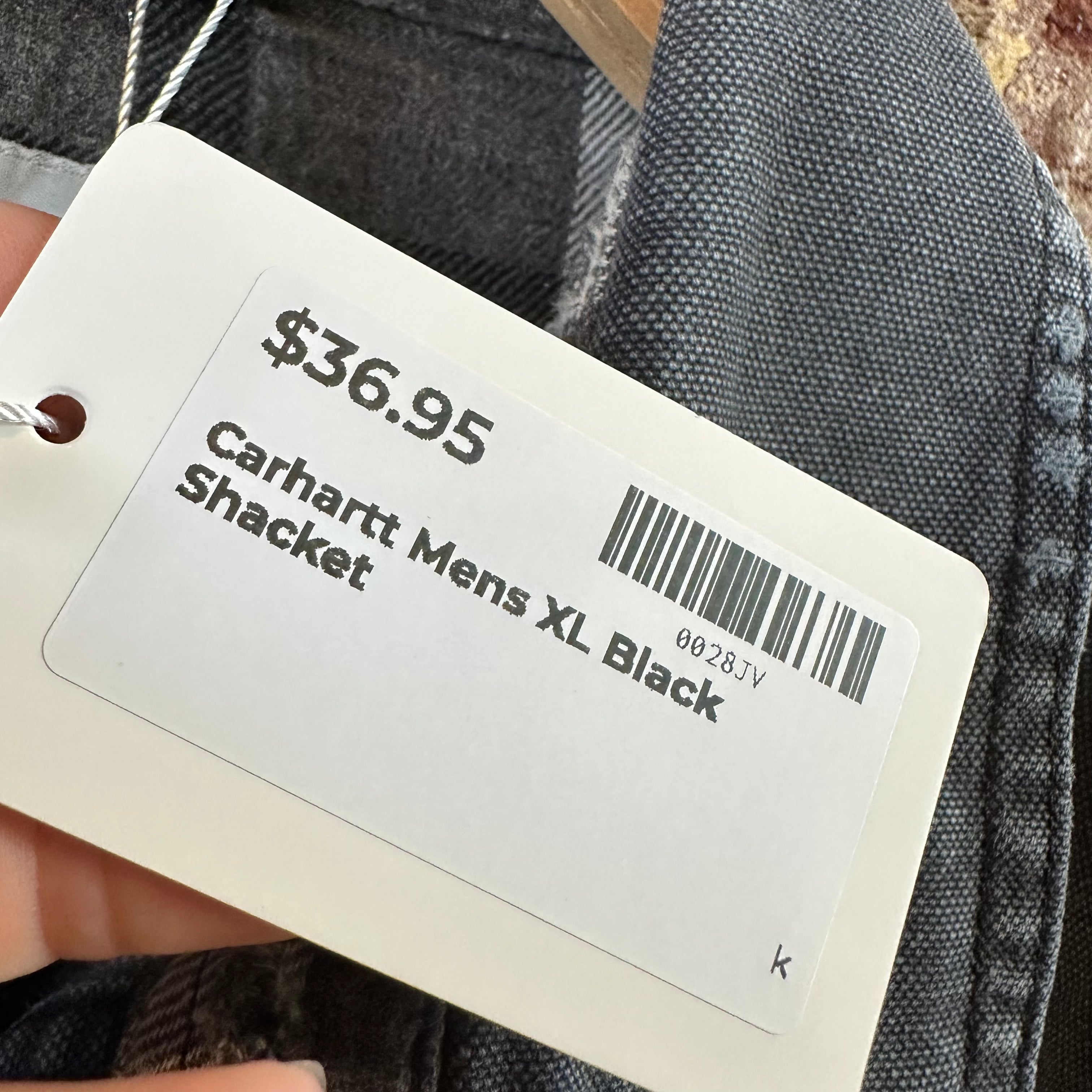 Carhartt Black Shacket Jacket Men’s XL
