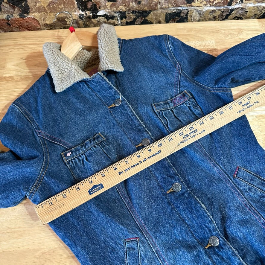 VTG Fox Racing Jean Jacket Womens Large