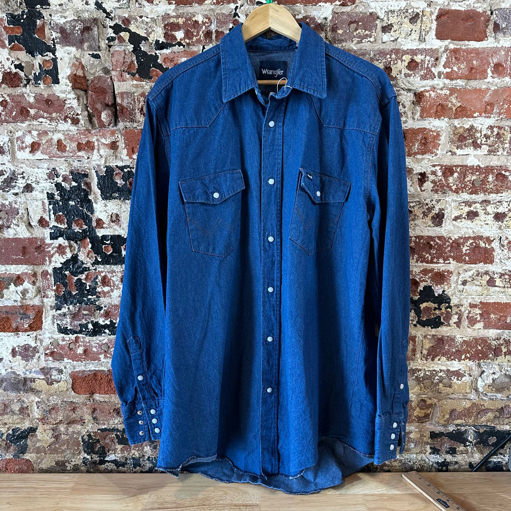 Wrangler Mens XL Tall Long Sleeve Western Shirt