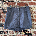 Stio Womens Small Snap Front Insulated Skirt Gray Gorpcore Outdoor
