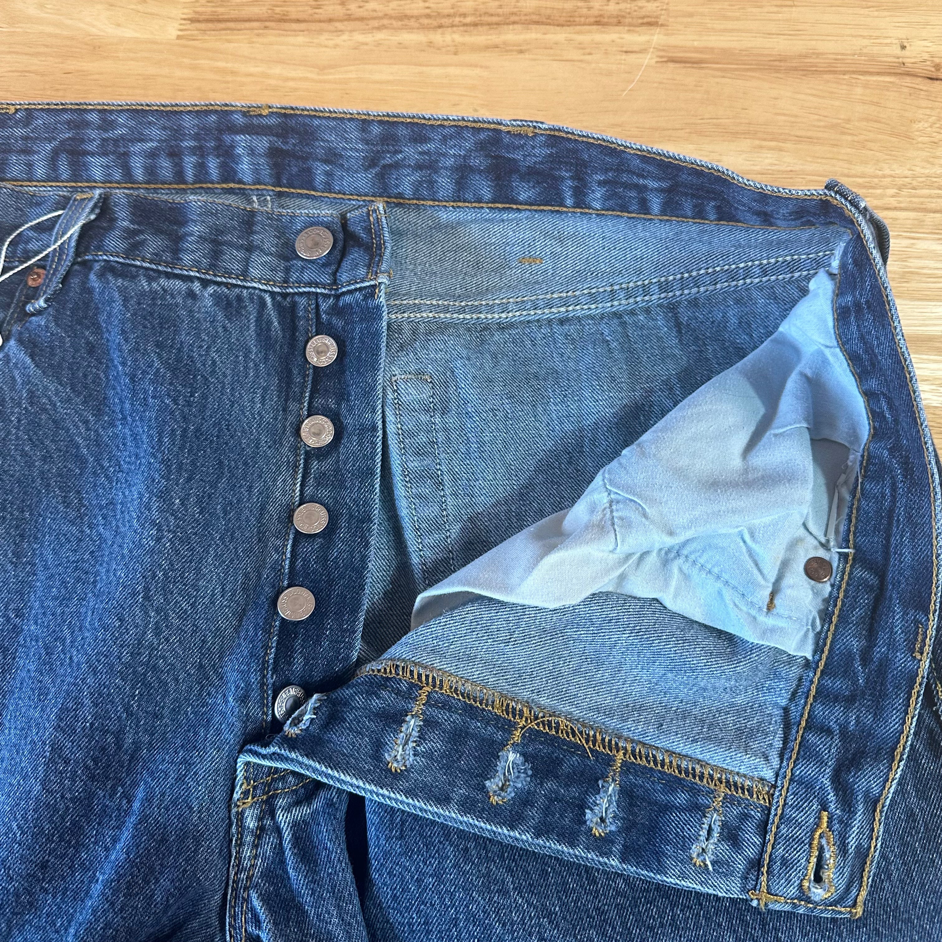 Levi's 501 Mens 40x30 Blue Jeans