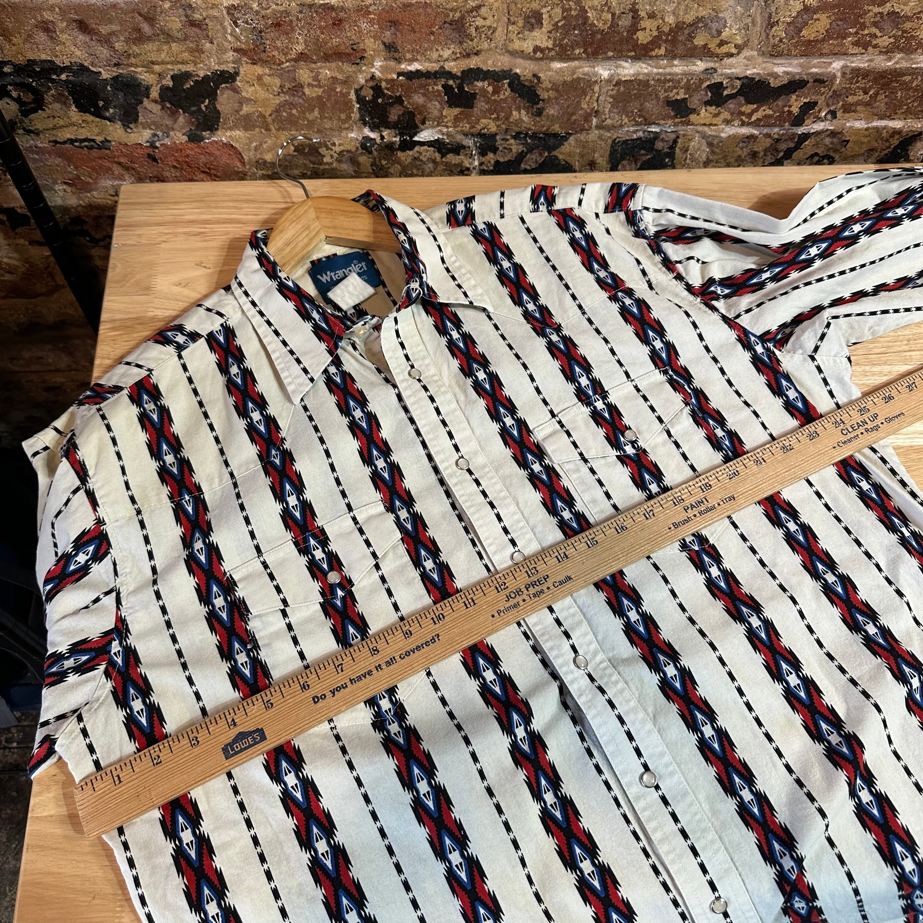 Wrangler Mens XL L/S Button Up