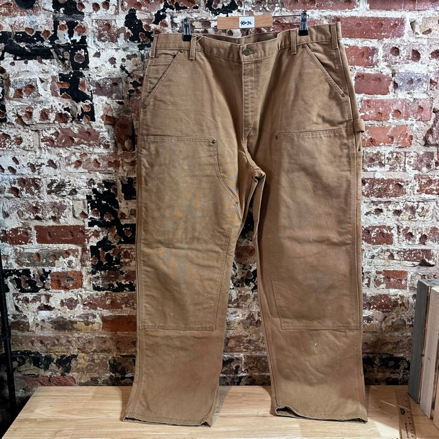 Carhartt B136 BRN Mens 40x32 Double Knee Pants