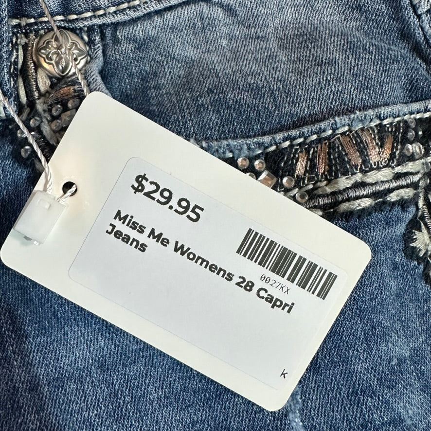 Miss Me Capri Jeans Womens 28