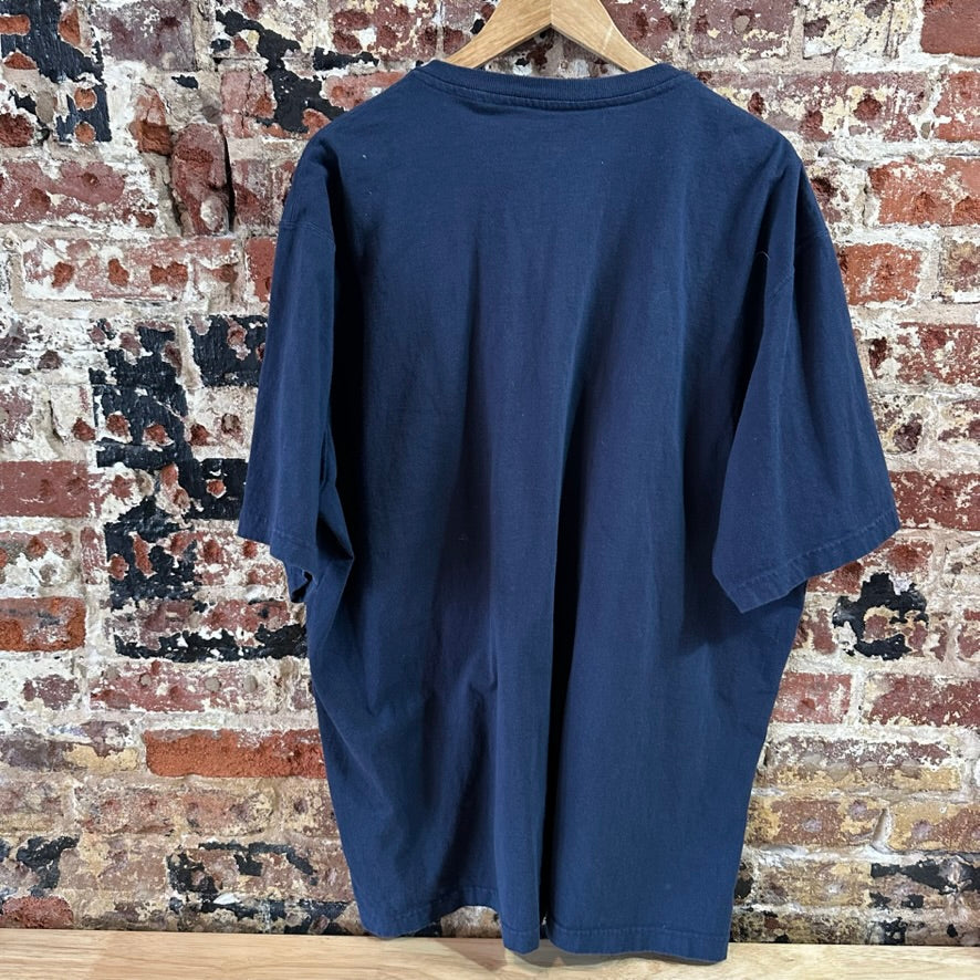Carhartt Mens 2XL Original Fit Short Sleeve Pocket Henley T-Shirt K84 NVY
