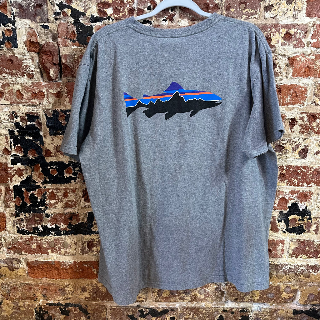 Patagonia Men's XL S/S Gray Shirt